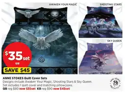 Spotlight ANNE STOKES Quilt Cover Sets offer