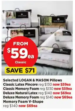 Spotlight Selected LOGAN & MASON Pillows offer