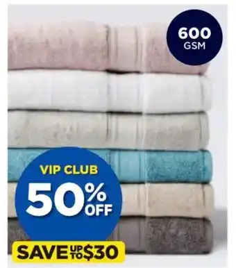 Spotlight KOO ELITE Luxury Comfort Towel Range offer