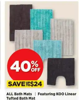 Spotlight ALL Bath Mats | Featuring KOO Linear Tufted Bath Runner offer