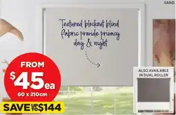 Spotlight RYLEE Blockout Roller Blinds offer