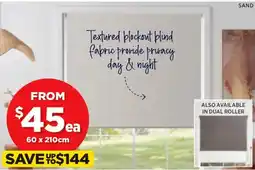 Spotlight RYLEE Blockout Roller Blinds offer