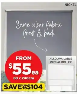 Spotlight ALL SELECTIONS Roller Blinds | Featuring Blockout Roller offer