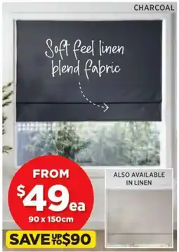Spotlight ALL Roman Blinds | Featuring LOFT Blockout Roman offer