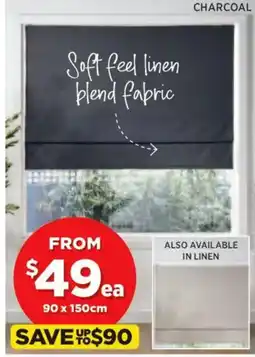 Spotlight ALL Roman Blinds | Featuring LOFT Blockout Roman offer