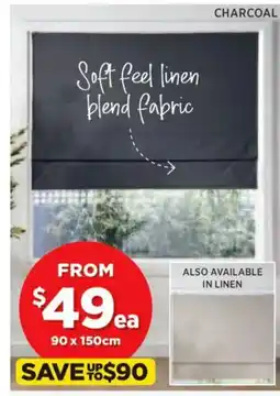 Spotlight ALL Roman Blinds | Featuring LOFT Blockout Roman offer