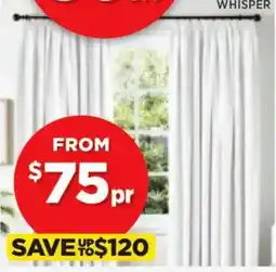 Spotlight NEUTRALS Blockout Eyelet Curtains offer