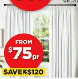 Spotlight NEUTRALS Blockout Eyelet Curtains offer