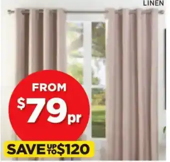 Spotlight CONTEMPO Blockout Eyelet Curtains offer
