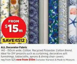 Spotlight ALL Decorator Fabric offer
