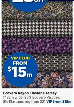 Spotlight Ecovero Rayon Elastane Jersey offer