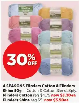Spotlight 4 SEASONS Flinders Shine offer