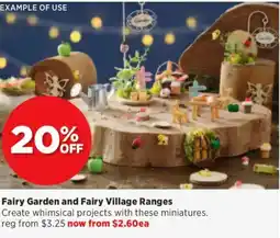 Spotlight Fairy Garden and Fairy Village Ranges offer