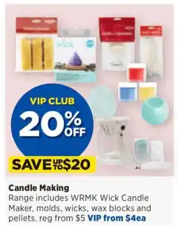 Spotlight Candle Making offer