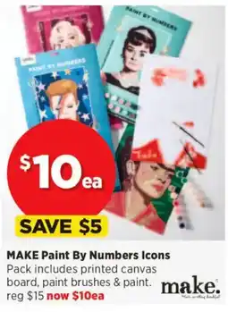 Spotlight MAKE Paint By Numbers Icons offer