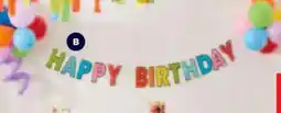 Spotlight Party Favours Happy Birthday Bunting offer