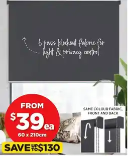 Spotlight ALL PLATINUM Roller Blinds | Featuring Blockout offer