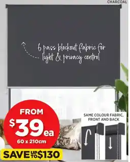 Spotlight ALL PLATINUM Roller Blinds | Featuring Blockout offer