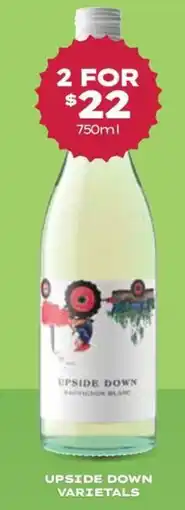 Thirsty Camel Upside down varietals offer