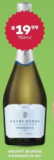 Thirsty Camel Grant burge prosecco nv offer