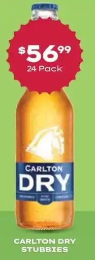 Thirsty Camel Carlton dry stubbies offer