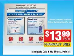 Direct Chemist Outlet Maxigesic Cold & Flu Sinus & Pain Kit offer