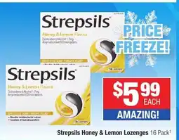 Direct Chemist Outlet Strepsils Honey & Lemon Lozenges offer