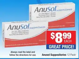 Direct Chemist Outlet Anusol Suppositories offer