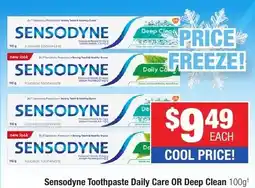 Direct Chemist Outlet Sensodyne Toothpaste Daily Care OR Deep Clean offer