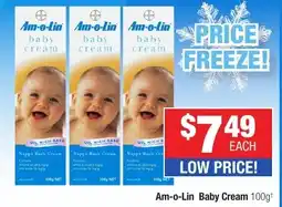 Direct Chemist Outlet Am-o-Lin Baby Cream offer