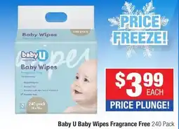 Direct Chemist Outlet Baby U Baby Wipes Fragrance offer