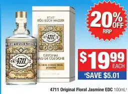 Direct Chemist Outlet 4711 original floral jasmine edc offer
