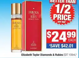 Direct Chemist Outlet Elizabeth Taylor Diamonds & Rubies EDT offer