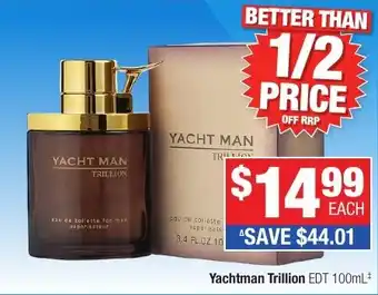 Direct Chemist Outlet Yachtman Trillion EDT offer