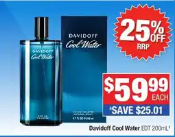 Direct Chemist Outlet Davidoff Cool Water EDT offer