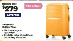 RAA Samsonite Oc2lite 75cm offer