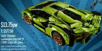 Chrisco Hampers Lego Technic Lamborghini Siàn FKP 37 offer