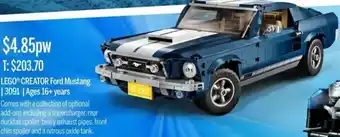 Lego Creator Ford Mustang