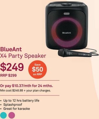 BlueAnt X4 Party Speaker