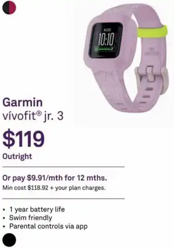 Garmin Vivofit Jr.3