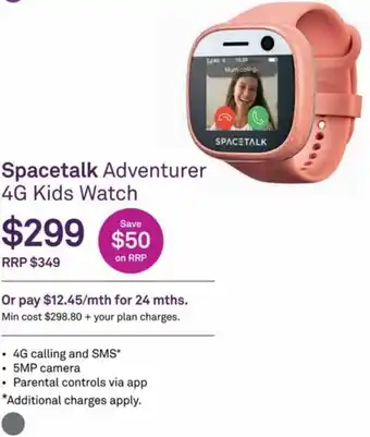 Spacetalk Adventurer 4G Kids Watch