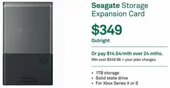 Seagate Storage Expansion Card