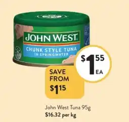 Foodworks John West Tuna offer