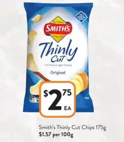 Foodworks Smith's Thinly Cut Chips offer
