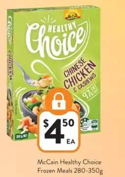 Foodworks McCain Healthy Choice Frozen Meals offer