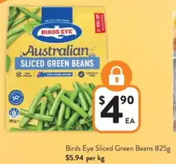 Foodworks Birds Eye Sliced Green Beans offer