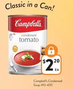 Foodworks Campbell's Condensed Soup offer