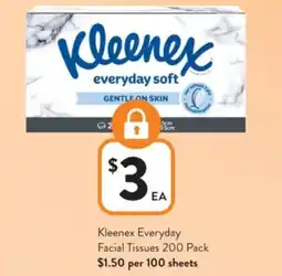 Foodworks Facial Tissues offer