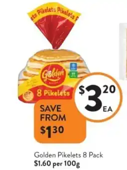 Foodworks Golden Pikelets offer
