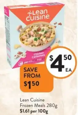 Foodworks Lean Cuisine Frozen Meals offer